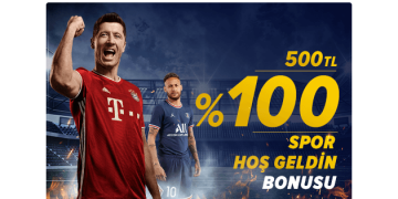 Betebet 100% Spor Hoş Geldin Bonusu 500TL betebet-spor-hosgeldin-bonusu