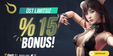 Betcio 15% Üst Limitsiz Yatırım Bonusu betcio-ust-limitsiz-bonus