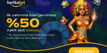 Harikabet %50 İlk Yatırım Çevrimsiz Nakit Bonus harikabet-cevrimsiz