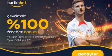Harikabet Çevrimsiz %100 Freebet Bonusu harikabet-freebet-cevrimsiz